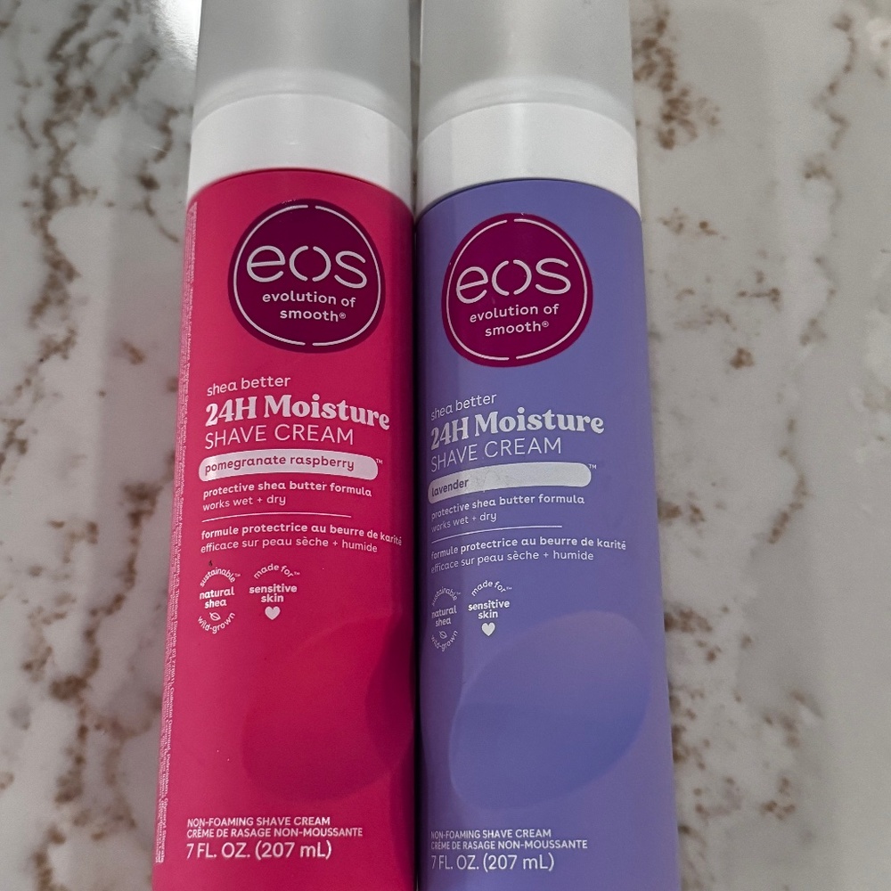 NWT BRAND NEW BUNDLE EOS SHAVE CREAM
